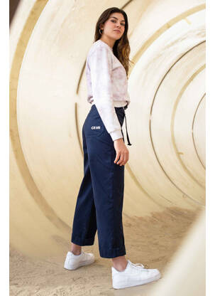 Pantalon cargo albastru CEMI femeie