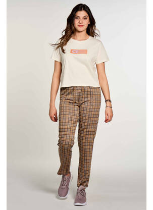 Tricou bej CEMI femeie