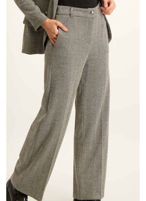 Pantalon evazat gri AMELIE & AMELIE femeie