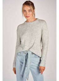 Pulover gri FOUDRE BY AURELIE VAN DAELEN femeie