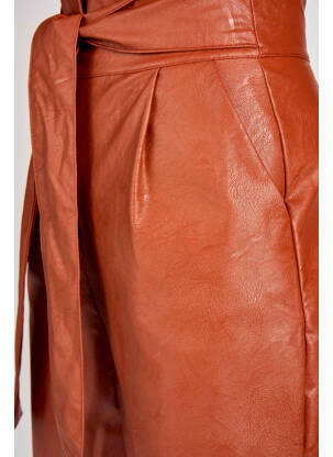 Pantalon drept maro FOUDRE BY AURELIE VAN DAELEN femeie