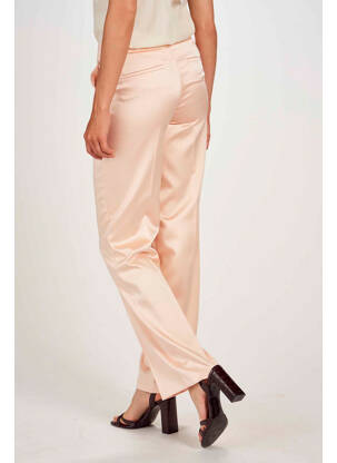 Pantalon drept roz FOUDRE BY AURELIE VAN DAELEN femeie