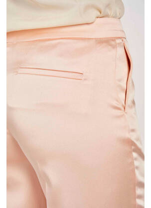 Pantalon drept roz FOUDRE BY AURELIE VAN DAELEN femeie