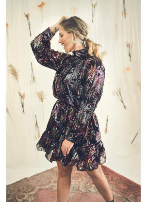 Rochie scurtă negru FOUDRE BY AURELIE VAN DAELEN femeie