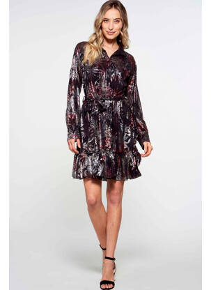 Rochie scurtă negru FOUDRE BY AURELIE VAN DAELEN femeie