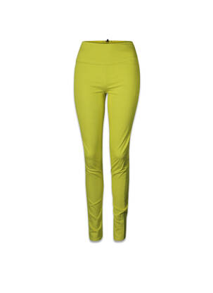 Pantalon slim galben PIECES femeie