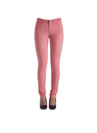 Pantalon slim roz PIECES femeie