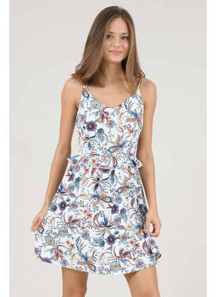 Rochie scurtă alb MOLLY BRACKEN femeie