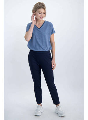 Pantalon slim albastru GARCIA femeie