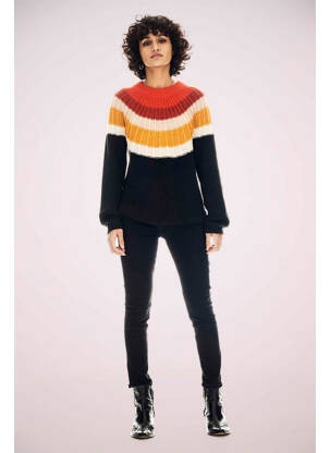 Blugi cu croială slim negru GARCIA femeie