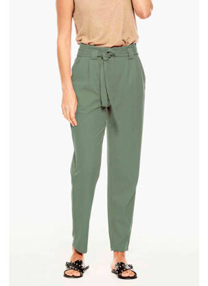Pantalon slim verde GARCIA femeie