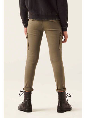 Pantalon cargo verde GARCIA fată