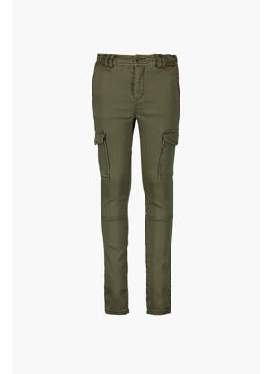 Pantalon cargo verde GARCIA fată