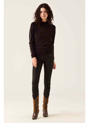 Pulover cu guler înalt negru GARCIA femeie