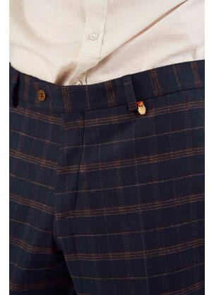 Pantalon chino albastru LE FABULEUX MARCEL DE BRUXELLES bărbat