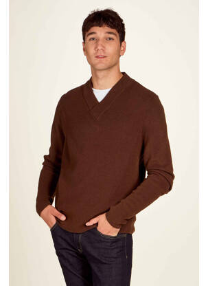 Pulover maro LE FABULEUX MARCEL DE BRUXELLES bărbat