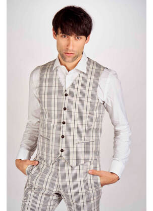 Vestă fără mâneci bej LE FABULEUX MARCEL DE BRUXELLES bărbat