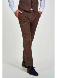 Pantalon chino maro LE FABULEUX MARCEL DE BRUXELLES homme