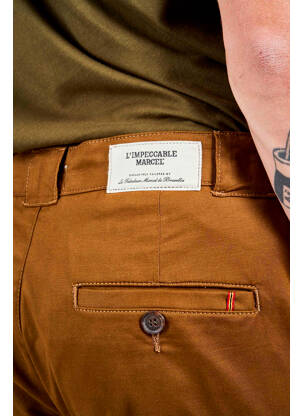 Pantalon chino maro LE FABULEUX MARCEL DE BRUXELLES bărbat