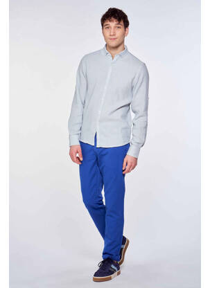 Pantalon slim albastru LE FABULEUX MARCEL DE BRUXELLES bărbat