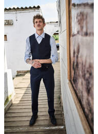 Pantalon chino albastru LE FABULEUX MARCEL DE BRUXELLES bărbat