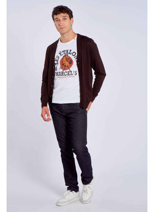 Vestă cu mâneci lungi maro LE FABULEUX MARCEL DE BRUXELLES bărbat