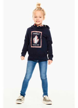 Hanorac cu glugă albastru GARCIA fată