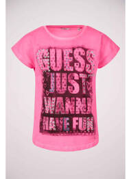 Tricou roz GUESS fată
