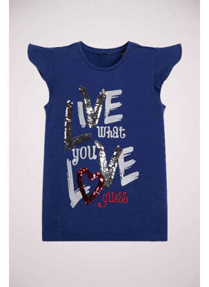 Tricou albastru GUESS fată