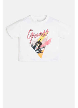 Tricou alb GUESS fată
