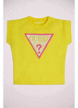 Tricou galben GUESS fată