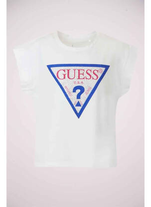 Tricou alb GUESS fată