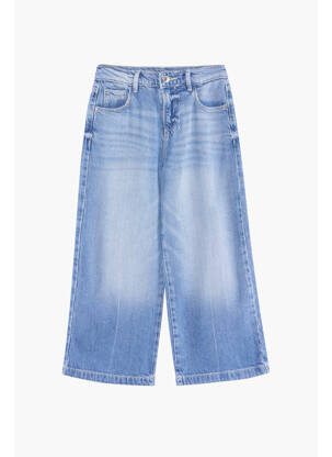 Blugi cu croială dreaptă albastru GUESS fată