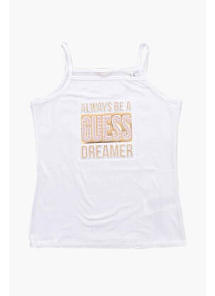 Tricou alb GUESS fată