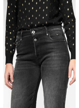 Blugi croială Mom negru LE TEMPS DES CERISES femeie