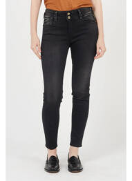 Blugi skinny negru LE TEMPS DES CERISES femeie