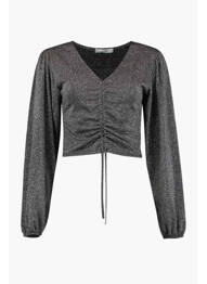 Tricou negru HAILYS femeie