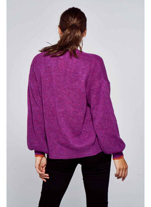 Vestă cu mâneci lungi violet BELLITA femeie