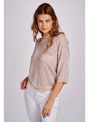 Pulover bej BELLITA femeie