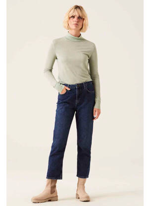 Pulover cu guler înalt verde GARCIA femeie