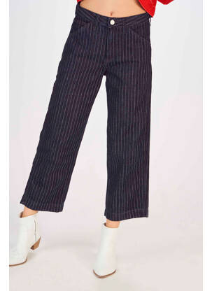 Blugi cu croială largă albastru LEE femeie