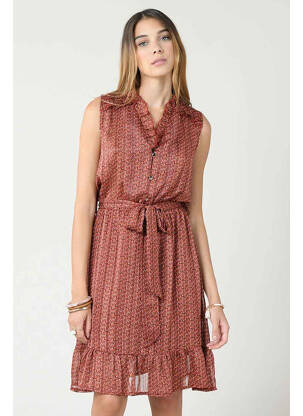 Rochie scurtă portocalie MOLLY BRACKEN femeie