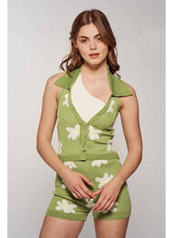Top verde DAISY STREET femme