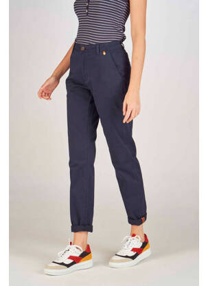 Pantalon chino albastru LE FABULEUX MARCEL DE BRUXELLES femeie