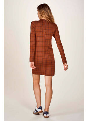 Rochie scurtă maro LE FABULEUX MARCEL DE BRUXELLES femeie
