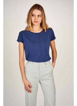 Tricou albastru LE FABULEUX MARCEL DE BRUXELLES femeie