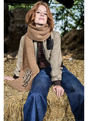 Eșarfă maro LE FABULEUX MARCEL DE BRUXELLES femeie