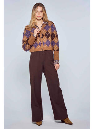Pantalon drept maro LE FABULEUX MARCEL DE BRUXELLES femeie