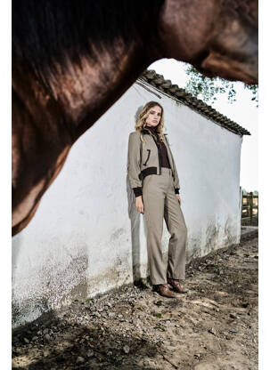 Pantalon chino albastru LE FABULEUX MARCEL DE BRUXELLES femeie