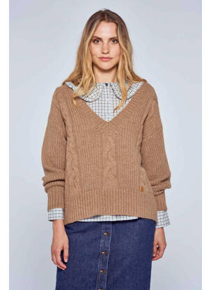 Pulover bej LE FABULEUX MARCEL DE BRUXELLES femeie